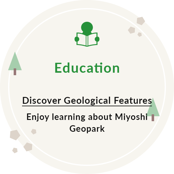[Education] 1.Discover Geological Features 2.Enjoy learning about Miyoshi Geopark